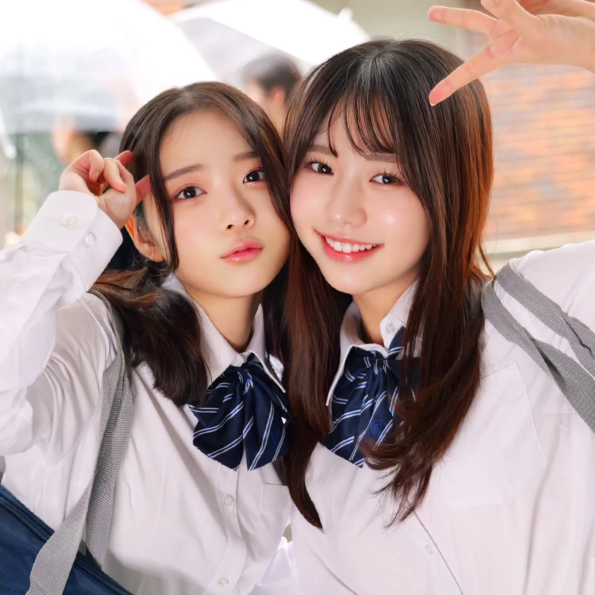 二葉エマと五芭が演じる美術部女子のナンパからの即ハメ中出しセックスがエロい