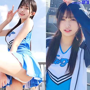 チア部の美少女を演じる北岡果林のルーズソックス足コキと連続中出しがエロい